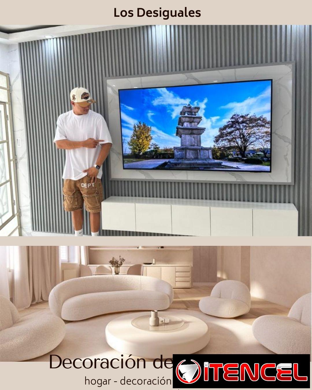 Decoración de interiores con los Desiguales. Creación de multimuebles de PVC. Muebles tapizados …