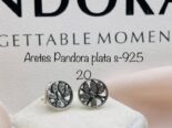 Aretes Pandora S-925. LM joyería