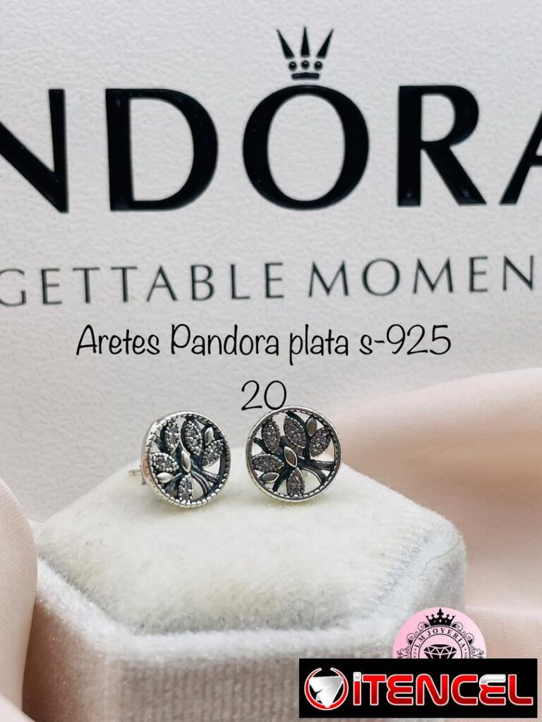 Aretes Pandora S-925. LM joyería — foto 2