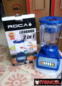 Licuadora con moledor de especies ,rojo y azul