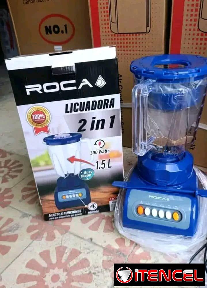 Licuadora con moledor de especies ,rojo y azul