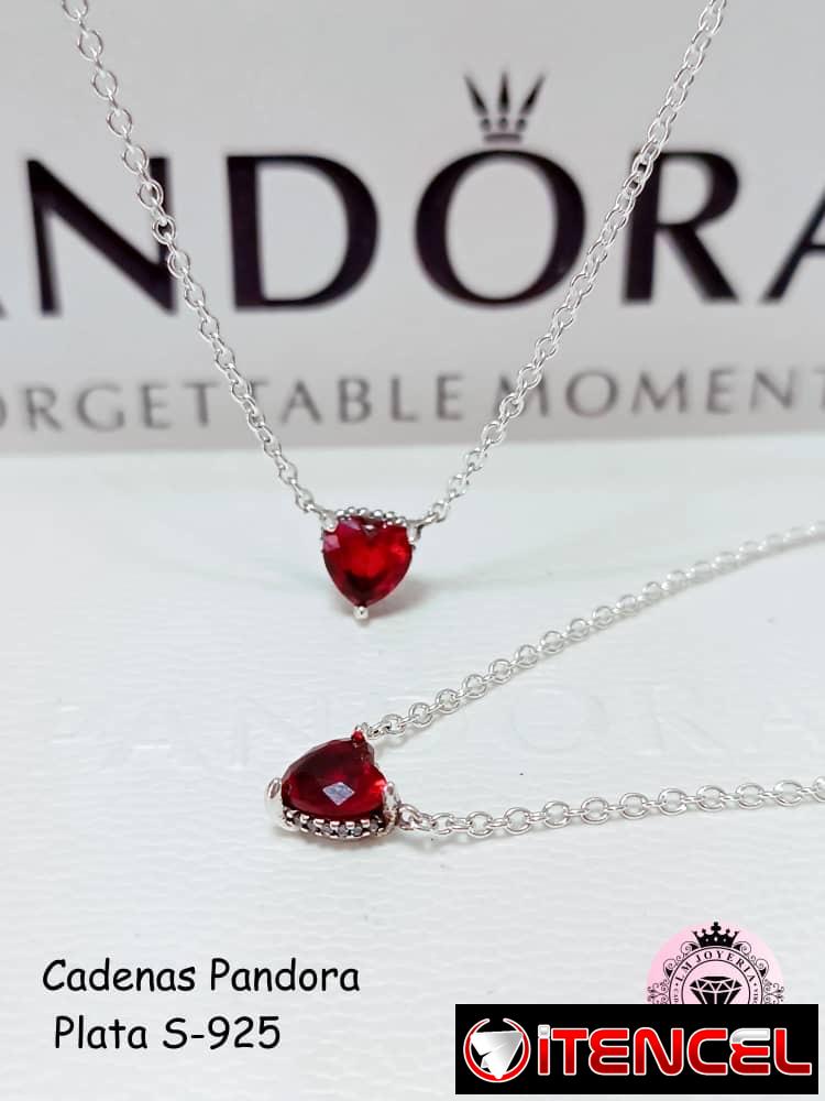 Cadenas Pandora plata S-925. LM joyería.
