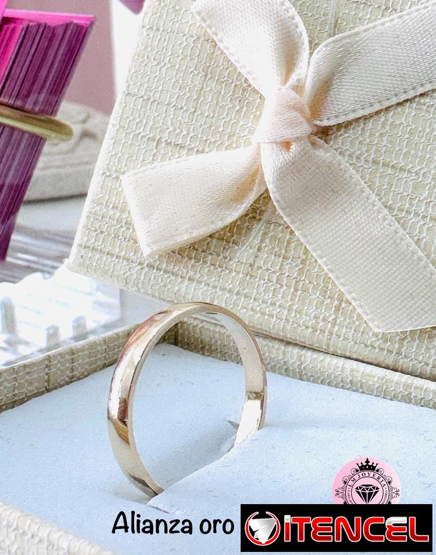 Alianzas en Oro 10K. LM joyería