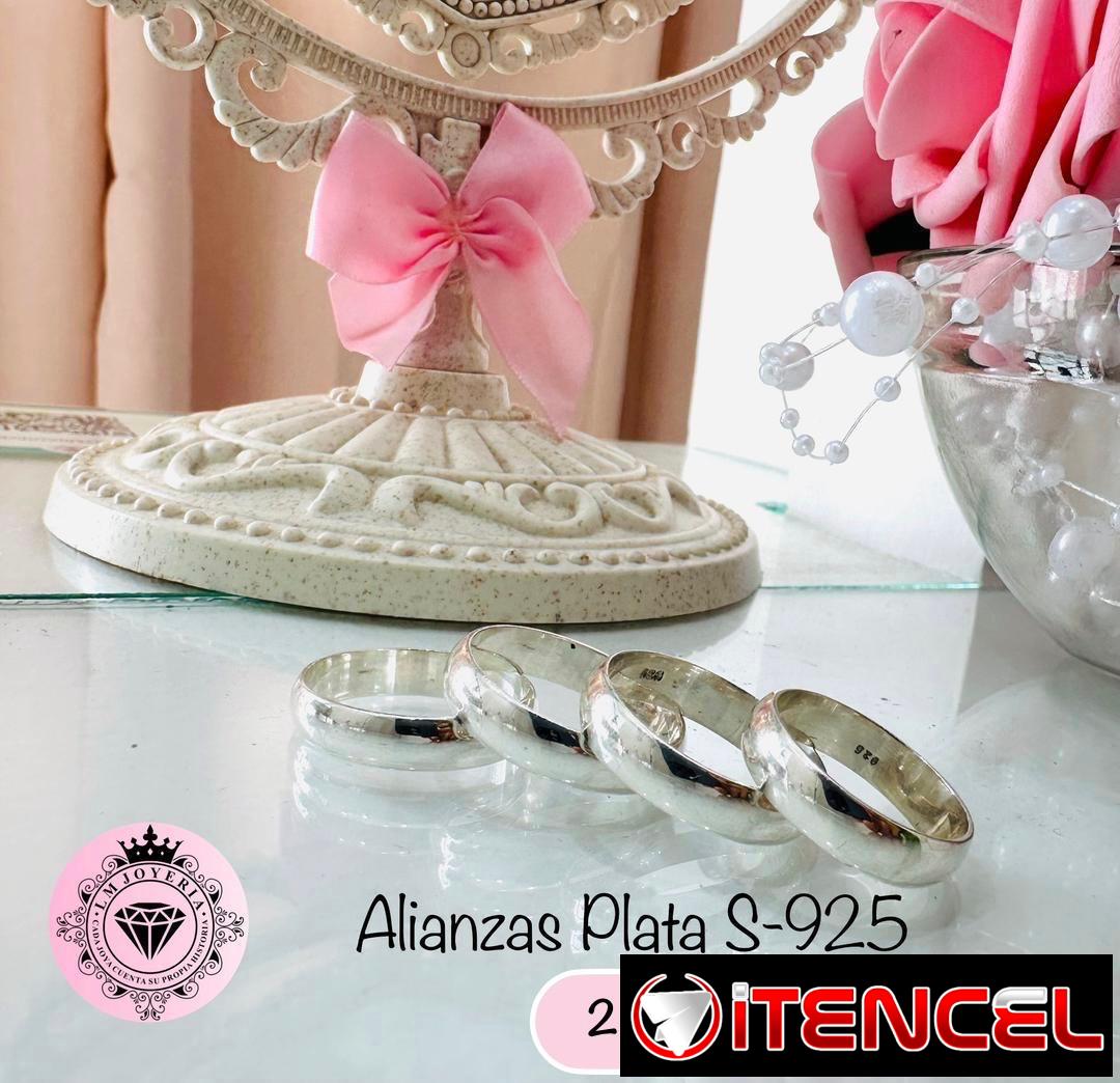 Alianzas Plata S-925. LM joyería.