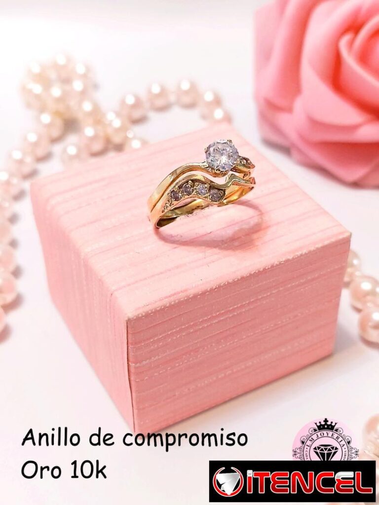 Anillos de compromiso Oro 10k. LM joyería. — foto 1
