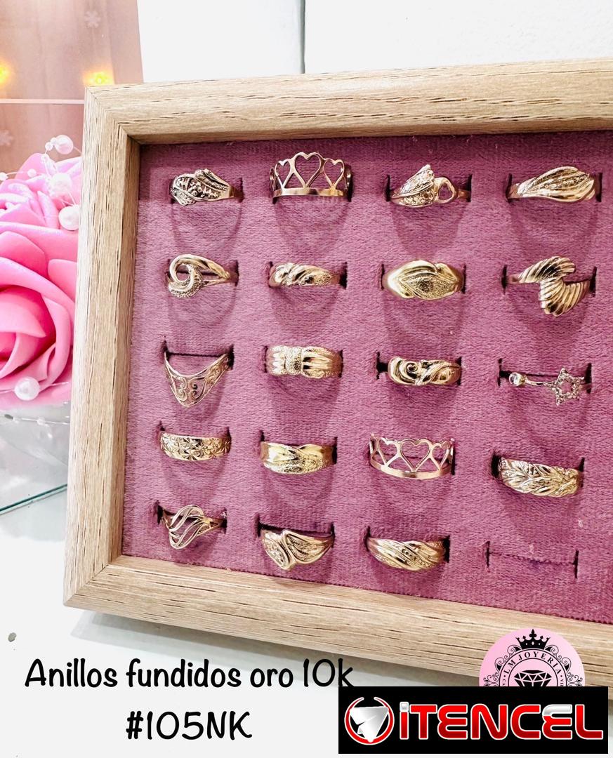 Anillos Oro 10k. LM joyería