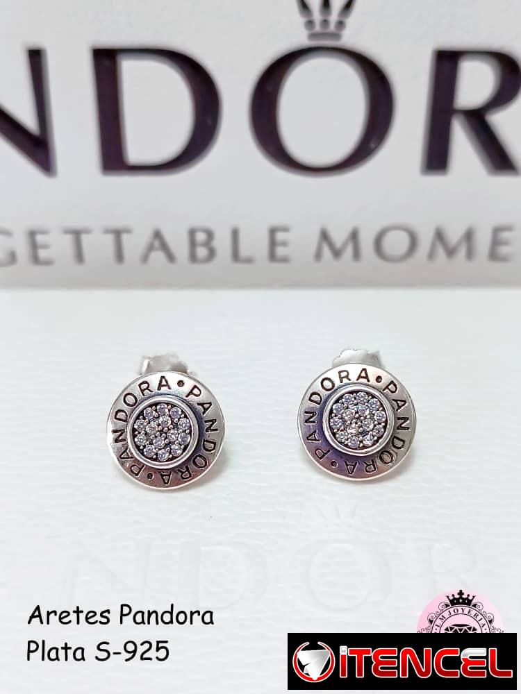 Aretes Pandora S-925. LM joyería