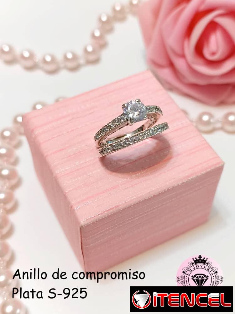 Anillos de compromiso en Plata S-925. LM joyería.