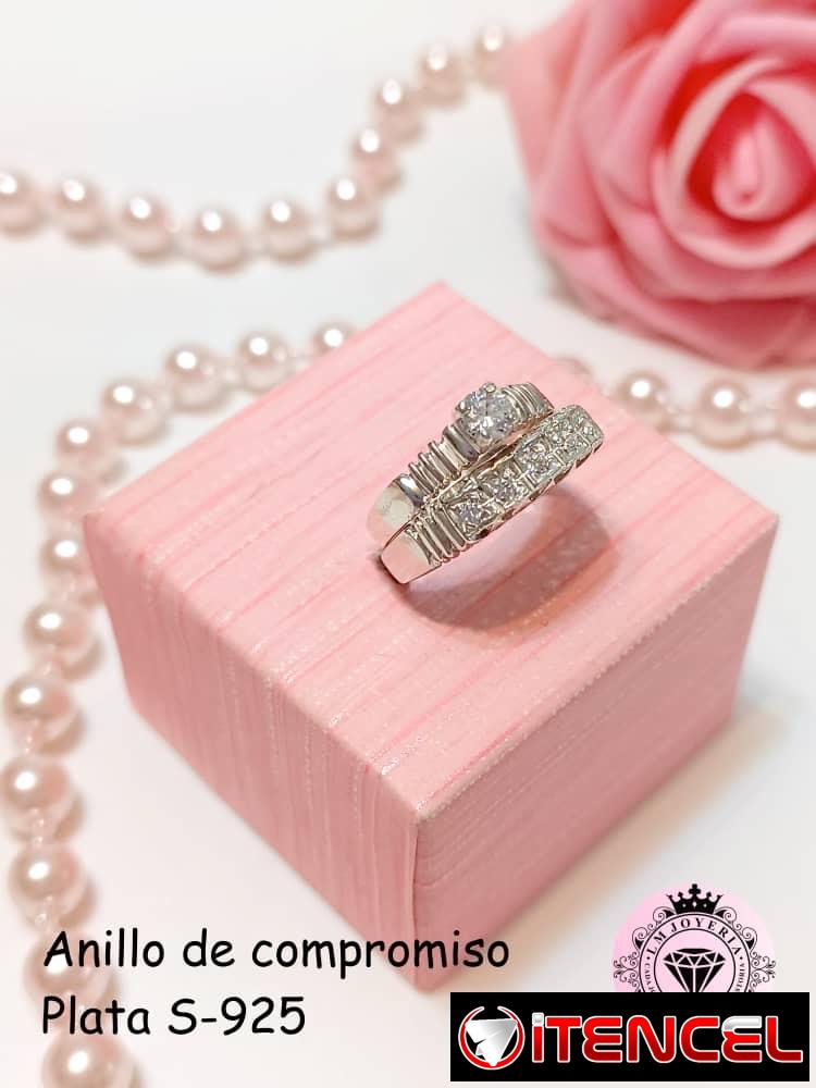 Anillos de compromiso en Plata S-925. LM joyería.