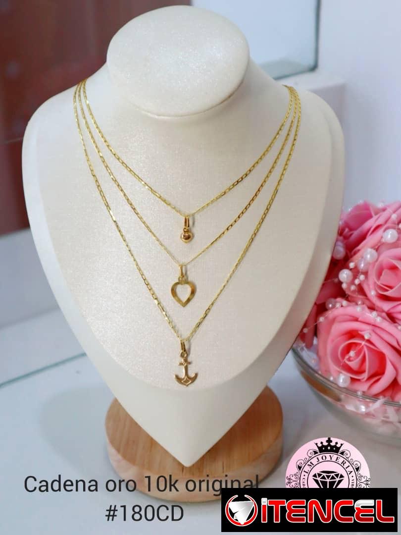 Cadenas originales Oro10K. LM joyería