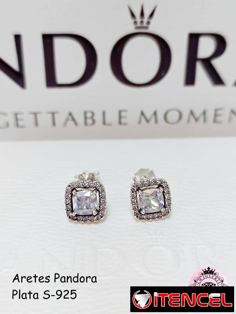 Aretes Pandora S-925. LM joyería