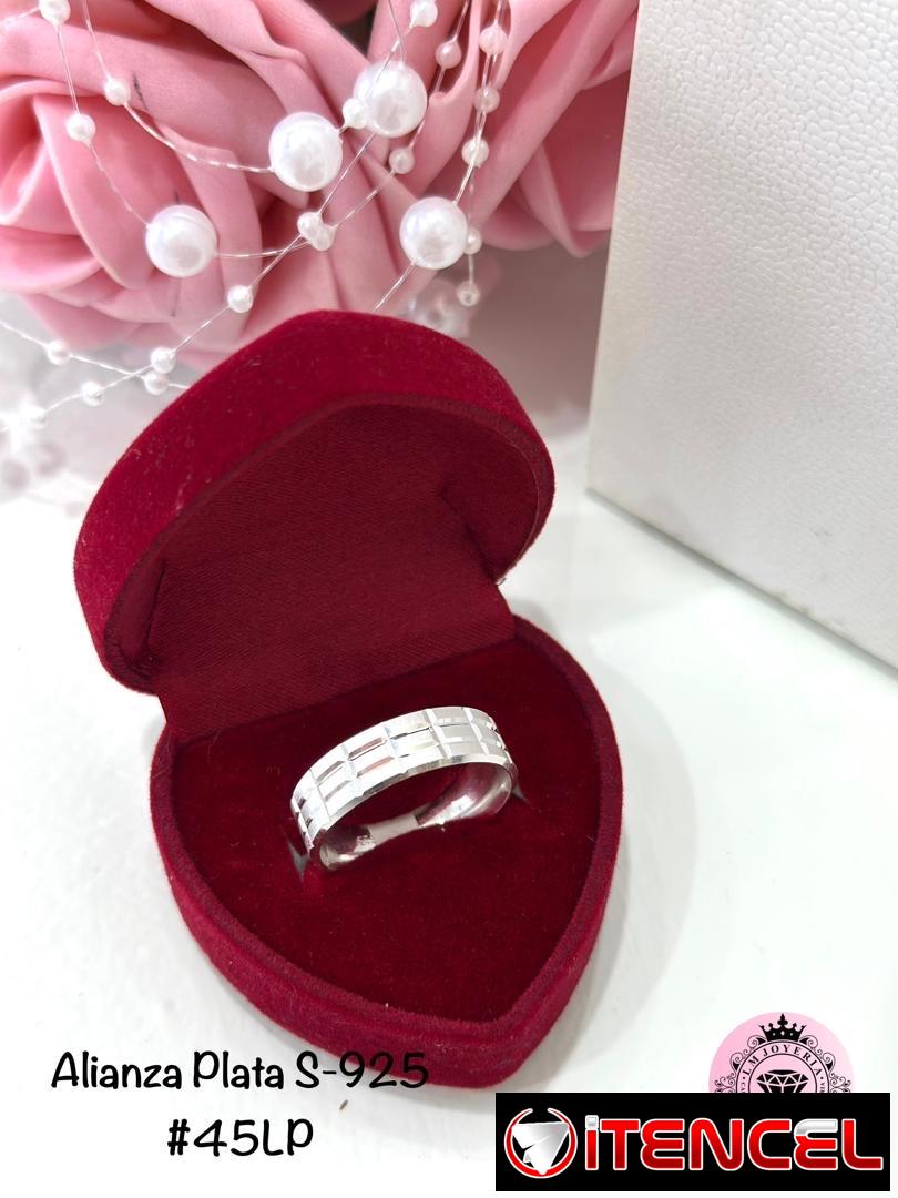 Alianzas Plata S-925. LM joyería.