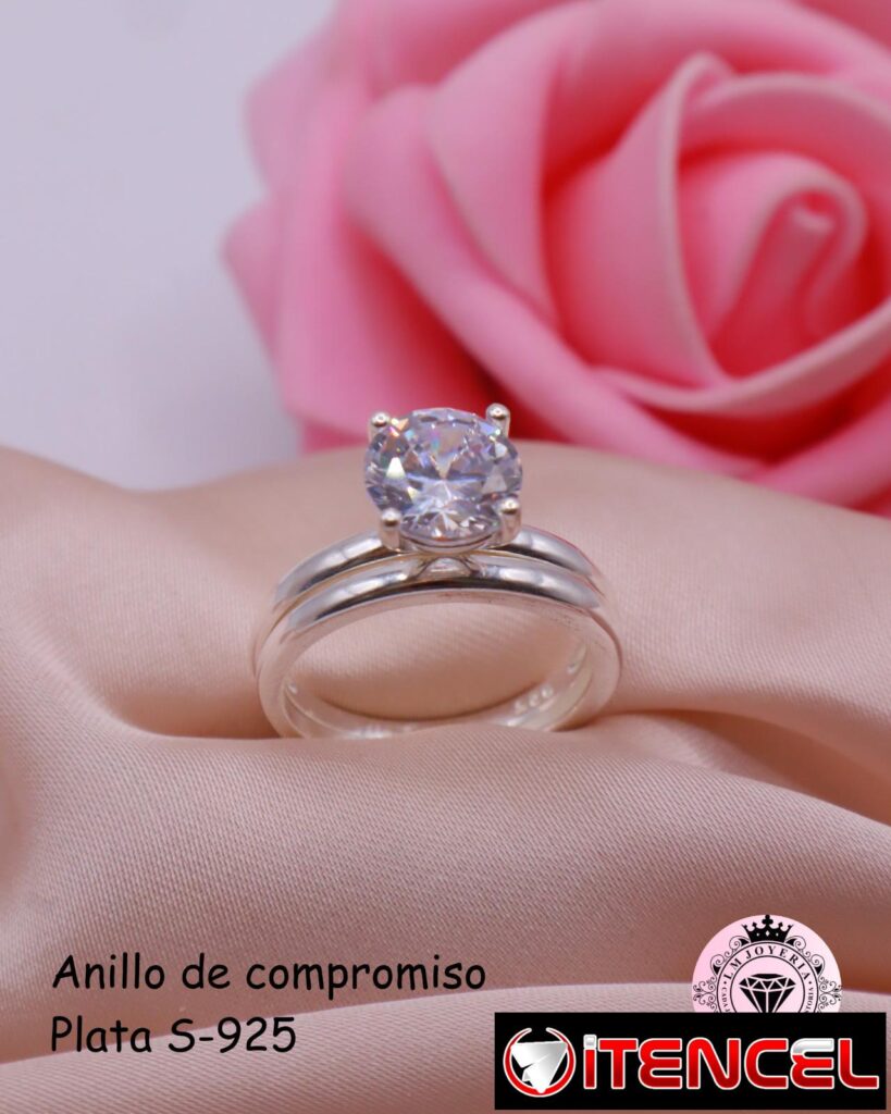 Anillos de compromiso en Plata S-925. LM joyería. — foto 5