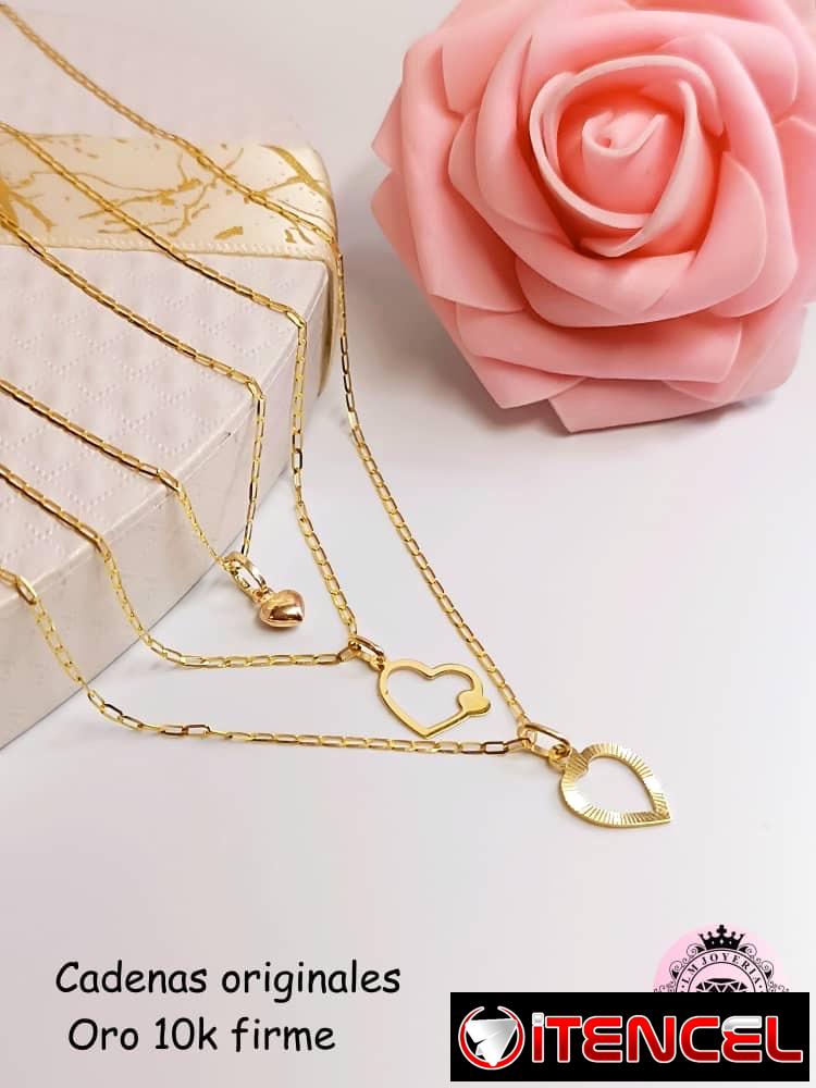 Cadenas originales Oro10K. LM joyería
