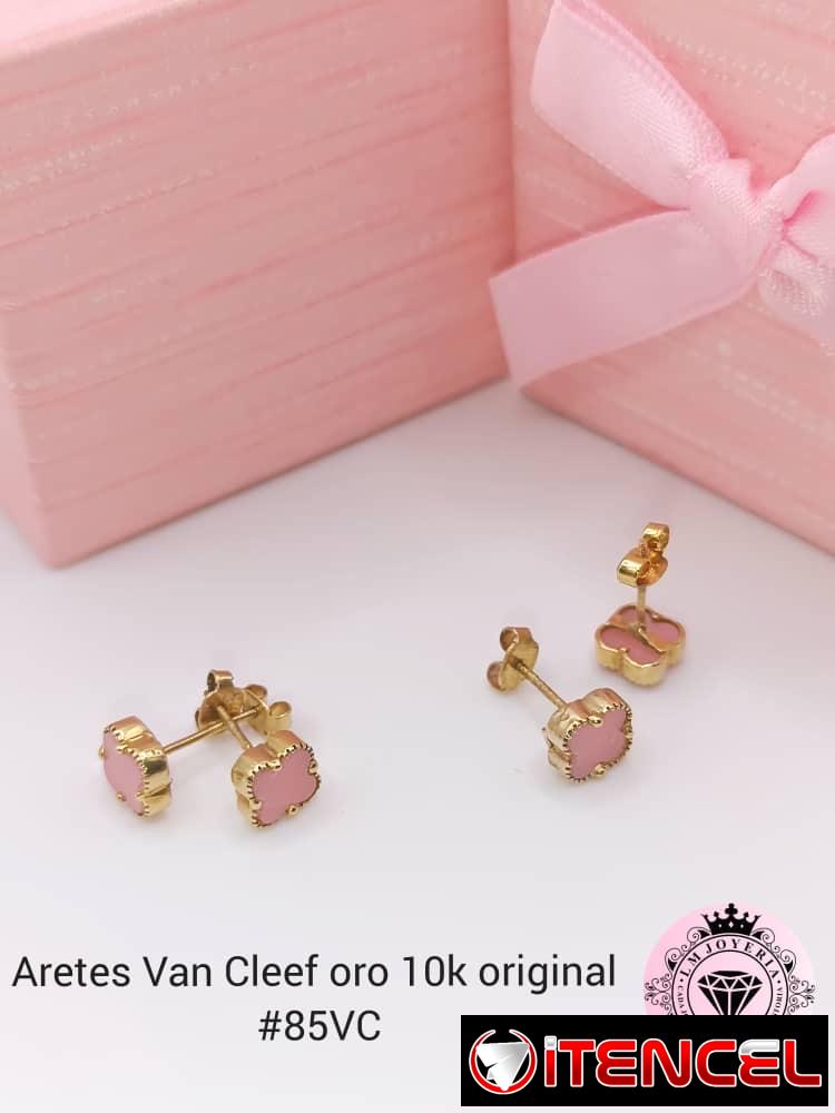 Aretes originales Oro10k. LM joyería. Van Cleef, Nuditos y otros