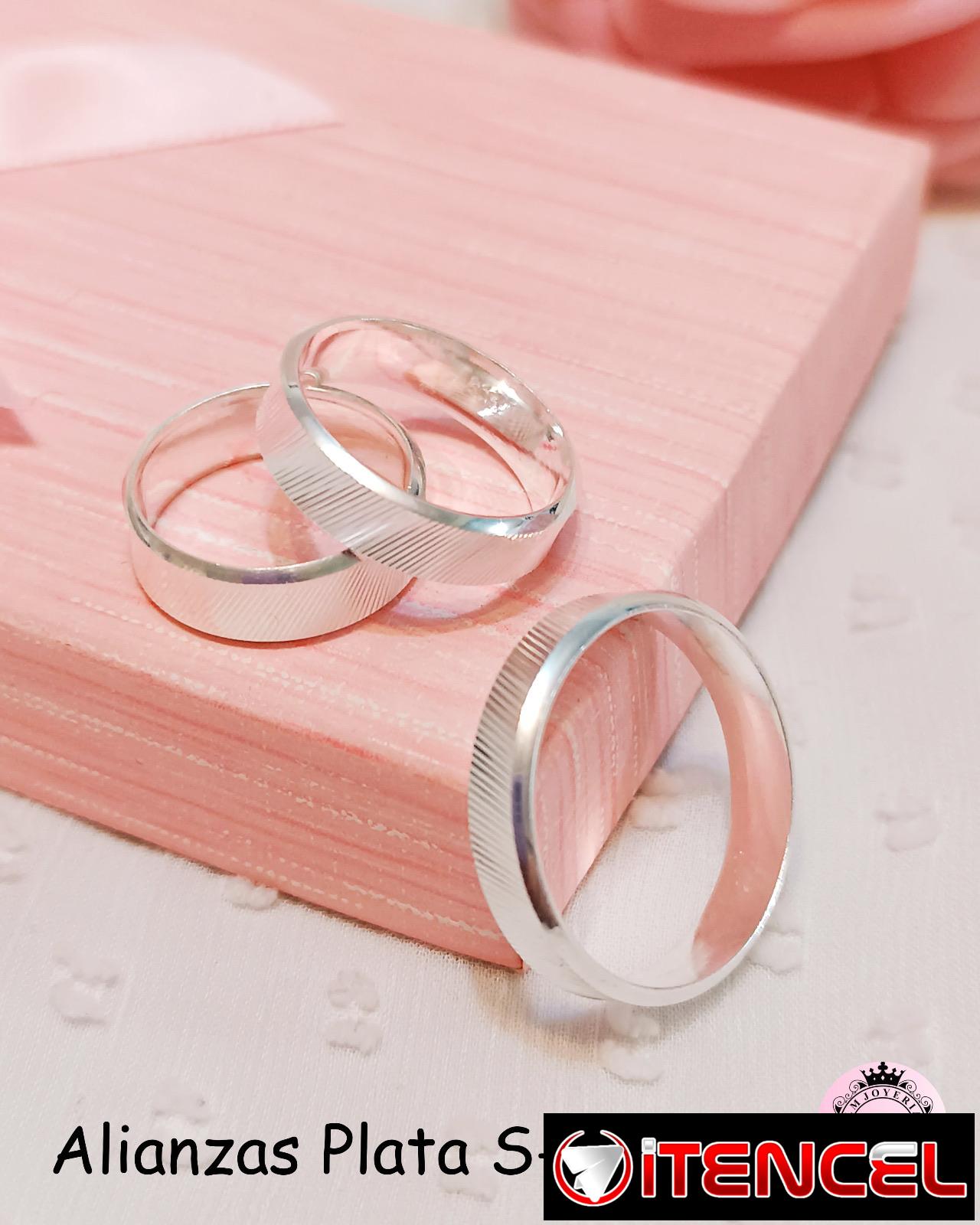 Alianzas Plata S-925. LM joyería.
