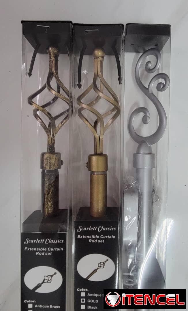 Cortineros expandibles desde 1.60 hasta 3m