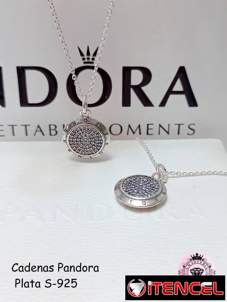 Cadenas Pandora plata S-925. LM joyería.