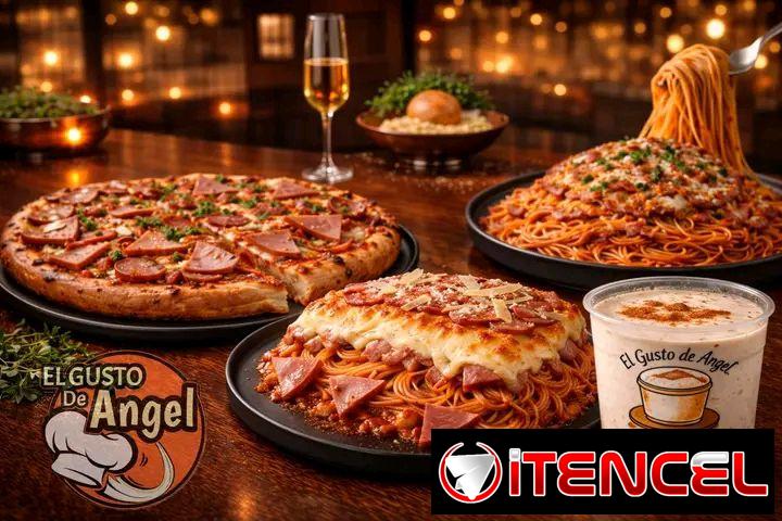 El Gusto de Angel • Pizza • Spaghetti • Especial • Dulce de leche