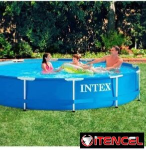 Piscina redonda nueva en caja