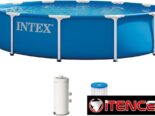 Piscina redonda nueva en caja