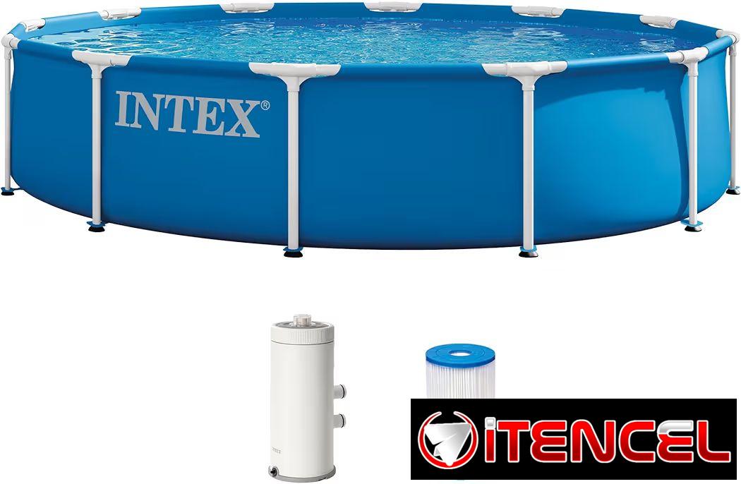 Piscina redonda nueva en caja