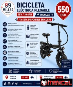 Bicicleta eléctrica plegable
