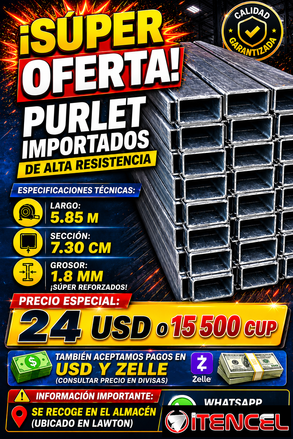 PURLET IMPORTADOS