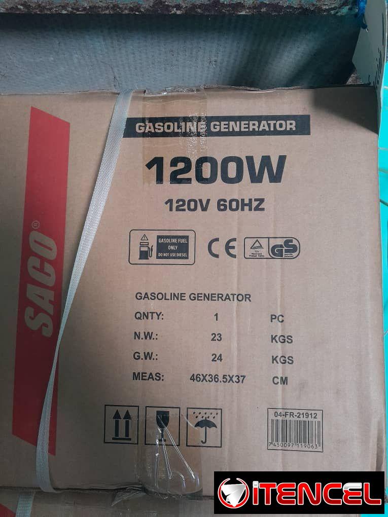 GENERADOR ELÉCTRICO SACO 1200 W