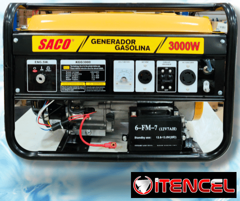 GENERADOR ELÉCTRICO 3000 W