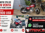 MOTO DE 175 CC YA CON CHAPA