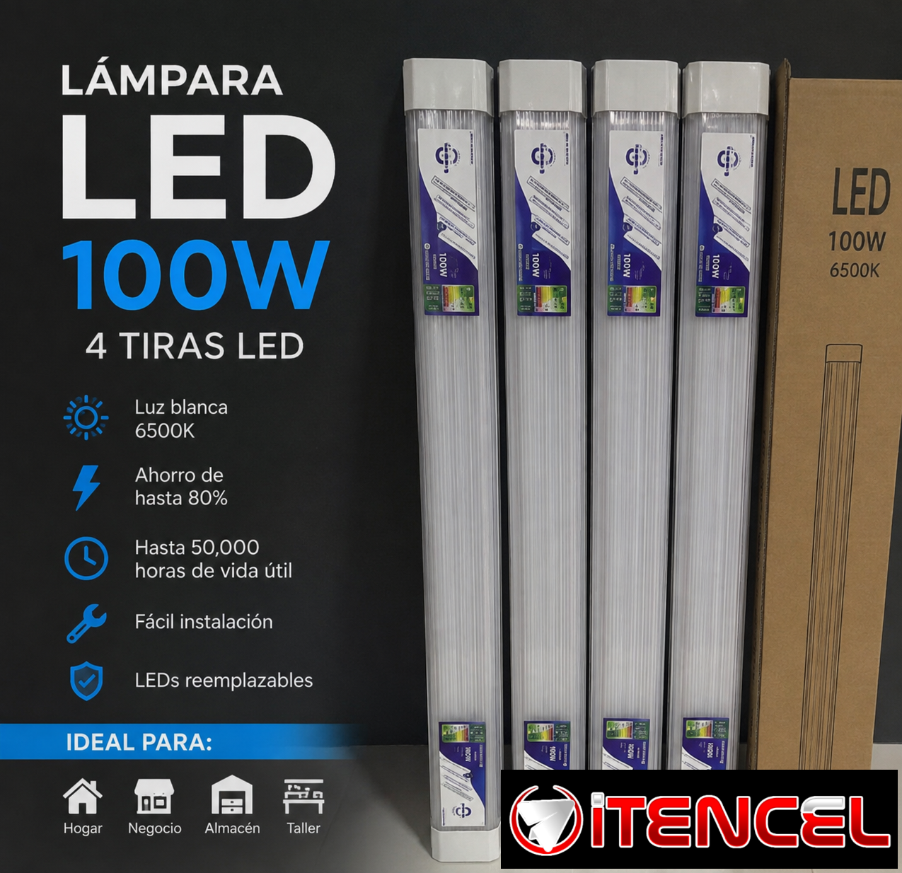 Lámparas LED de 100W