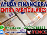 Oferta de préstamos y financiación entre particulares y empresas: WhatsApp: +33774766675