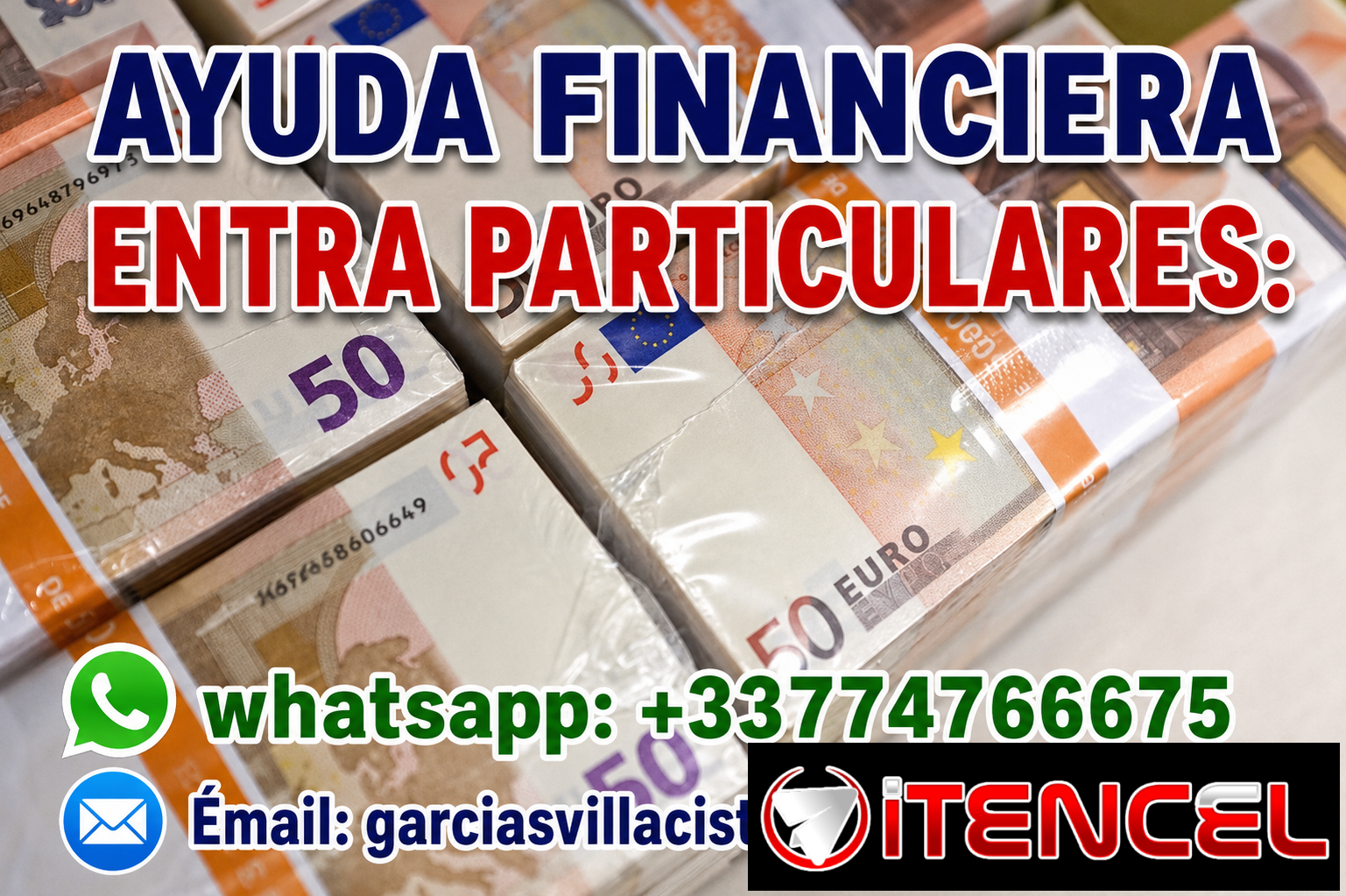 Oferta de préstamos y financiación entre particulares y empresas: WhatsApp: +33774766675