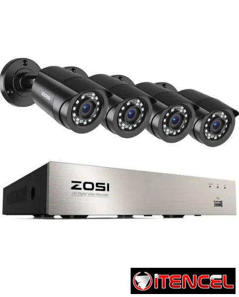 KIT de 4 camaras Zosi (sin disco duro) $230