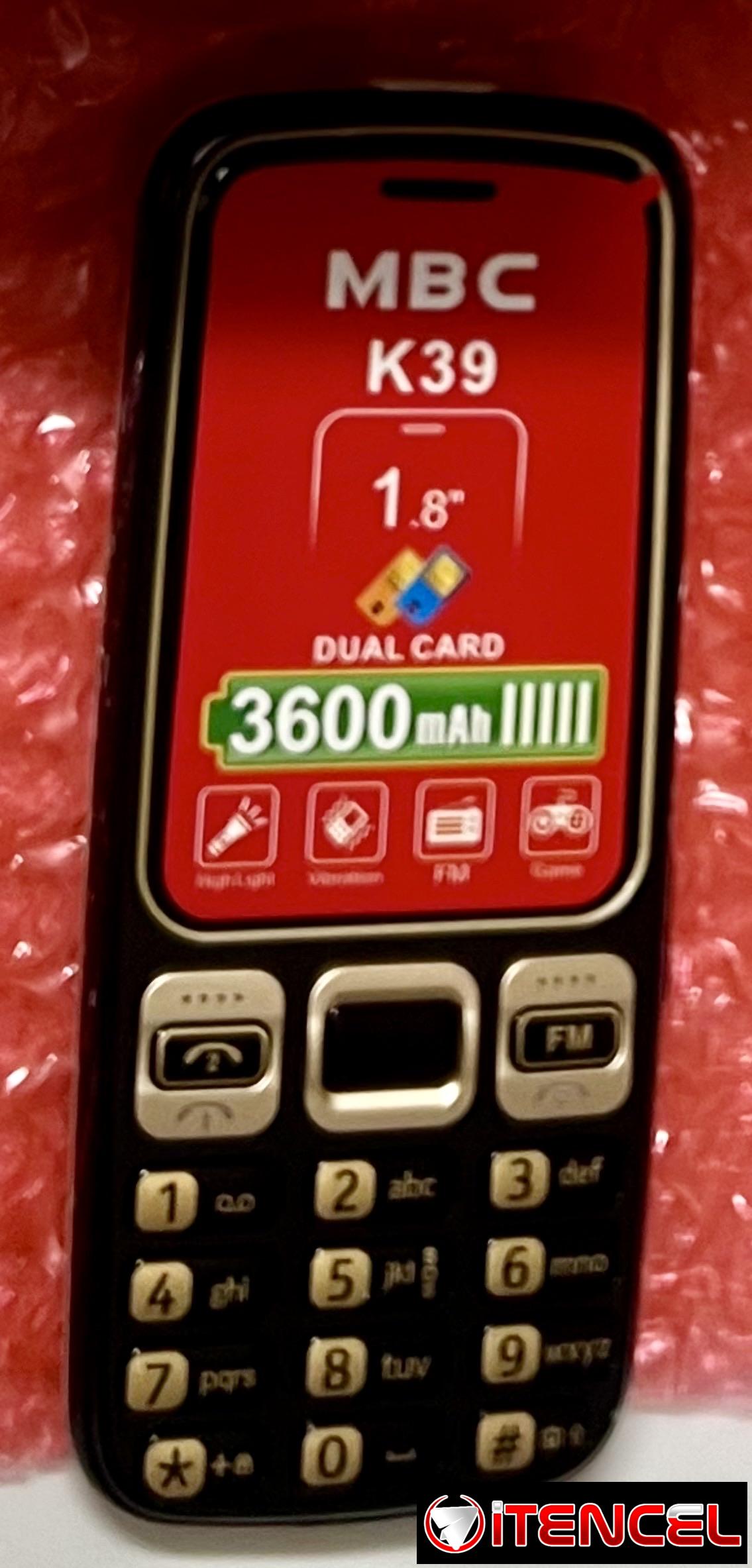 Teléfonos celulares de teclas K39 dual sim !