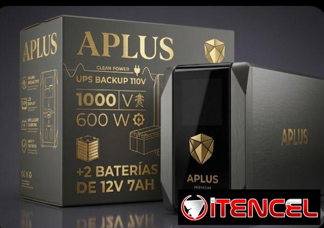 VENTA DE BACKUP 1000VA 110V 600W 2 BATERÍAS DE 12V 7AH NUEVO EN SU CAJA