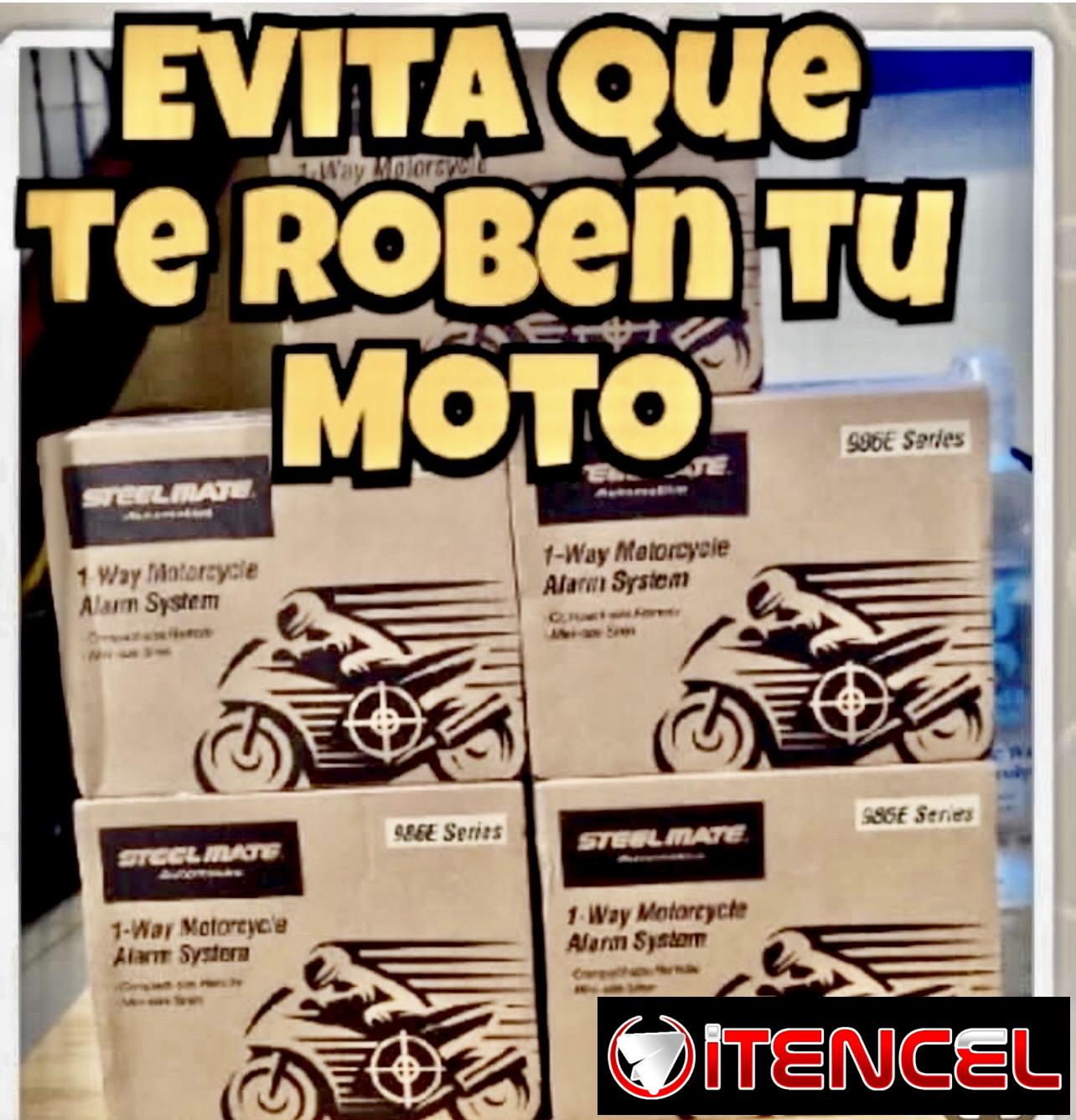 ALARMAS PARA MOTOS DE COMBUSTIÓN marca STEELMATE 986E con arranque a distancia !