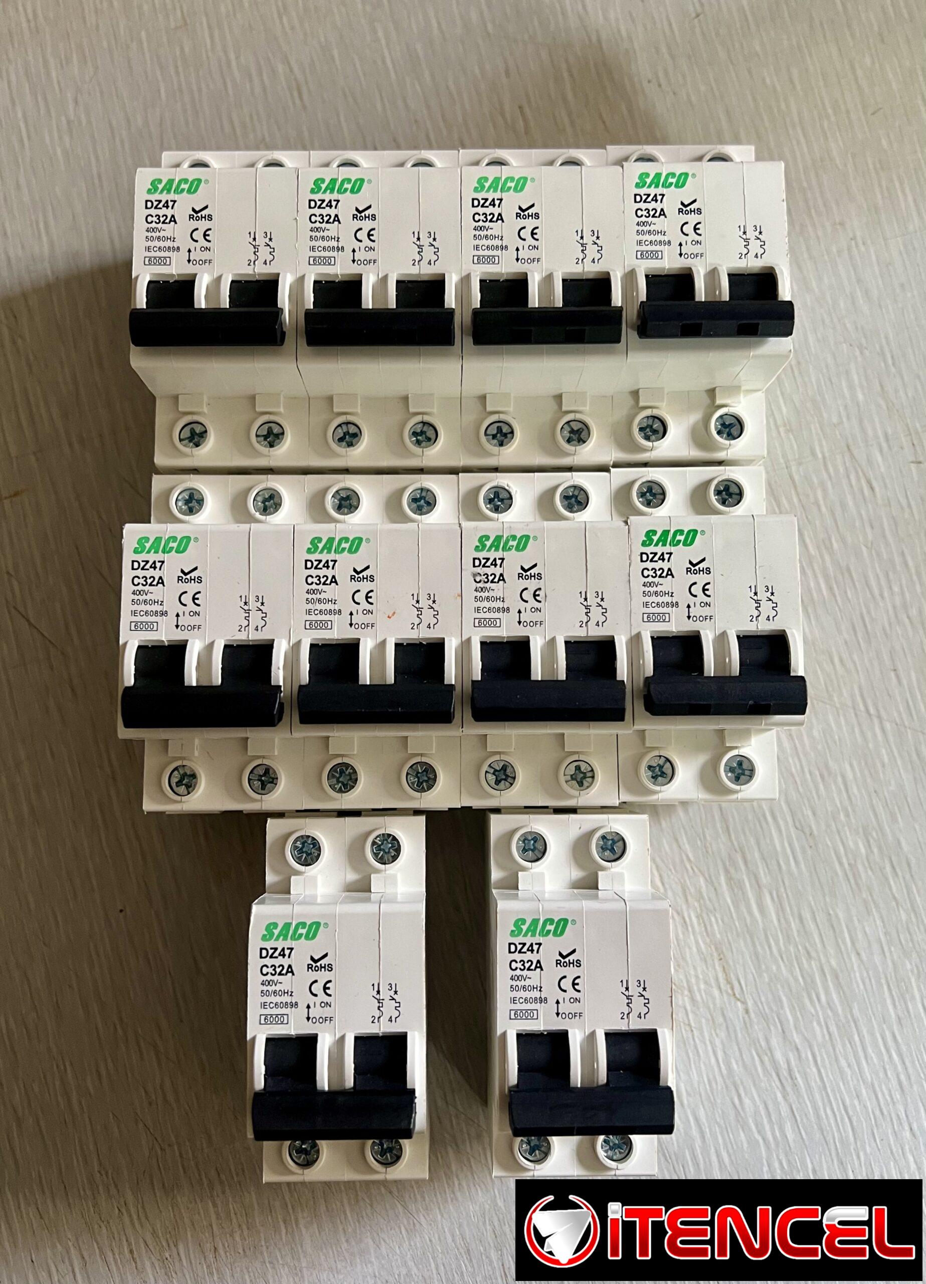 Brecker eléctricos dobles de 32Amp