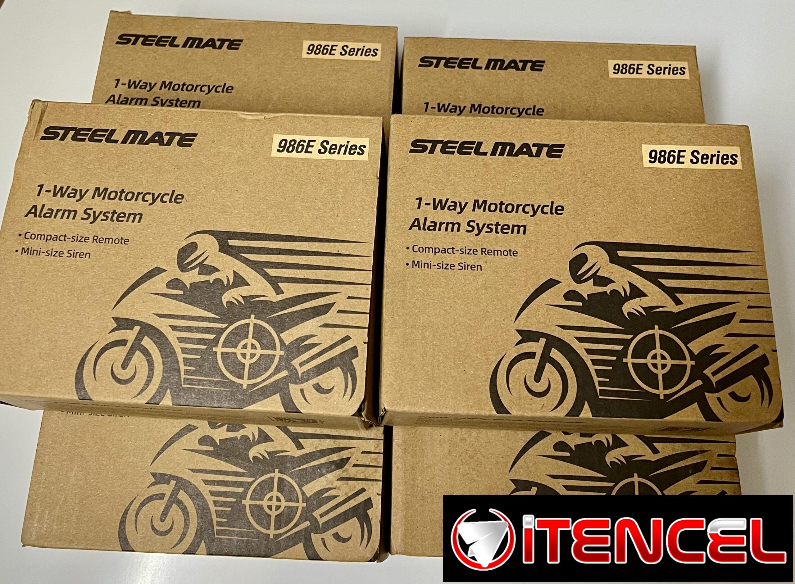 ALARMAS PARA MOTOS DE COMBUSTIÓN marca STEELMATE 986E con arranque a distancia !