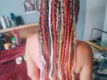 Mi clienta complacida trenzas africanas