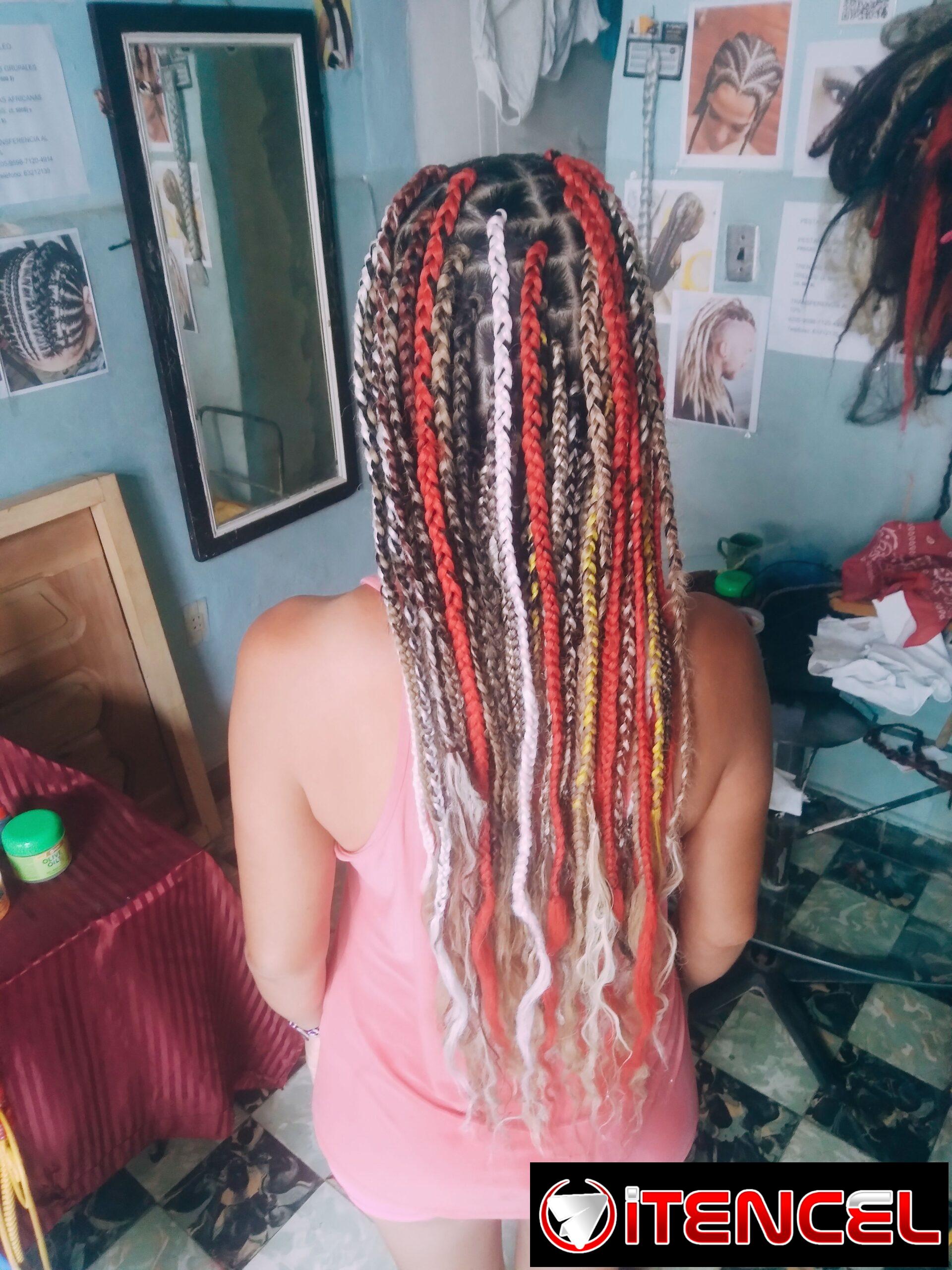 Mi clienta complacida trenzas africanas