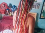 Mi clienta complacida trenzas africanas