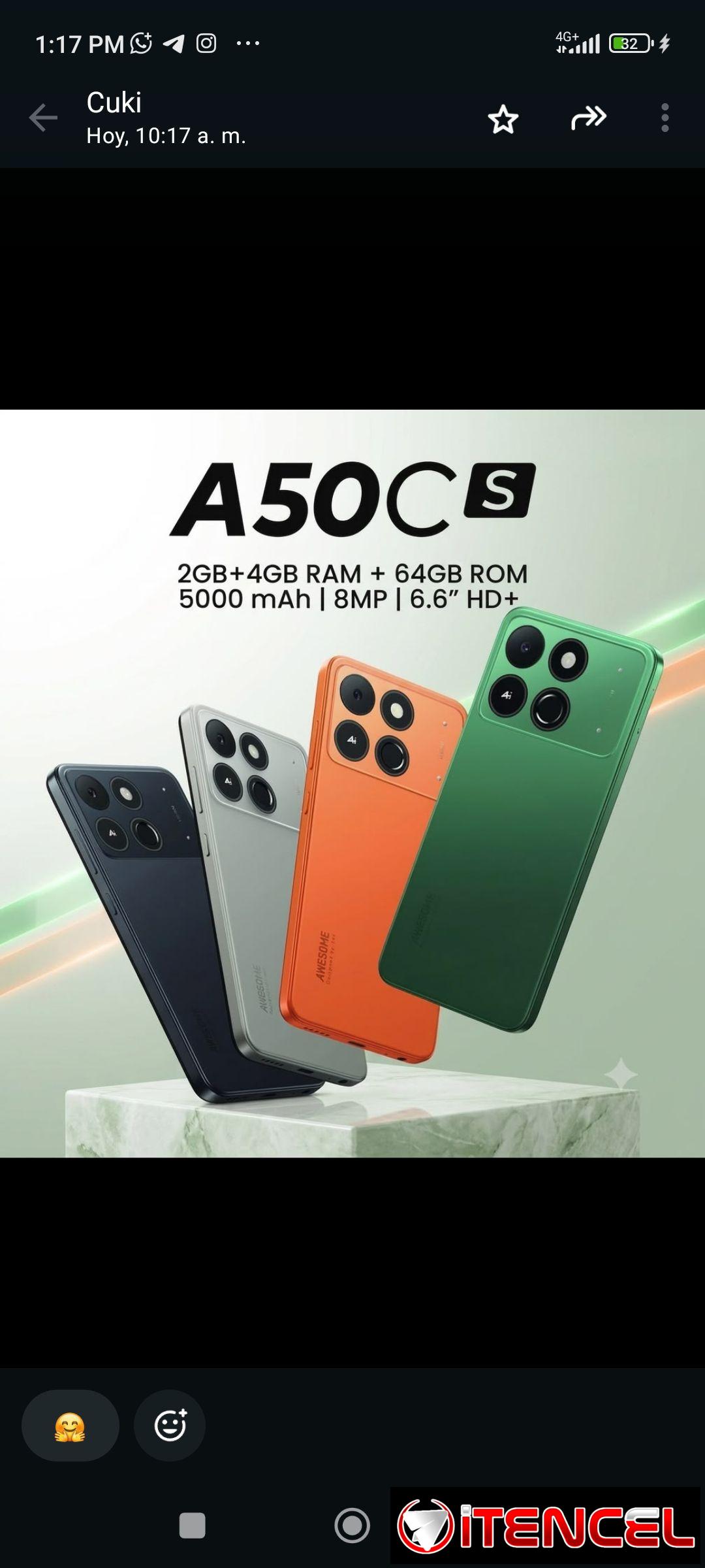 itel A50C S 130 USD 💸