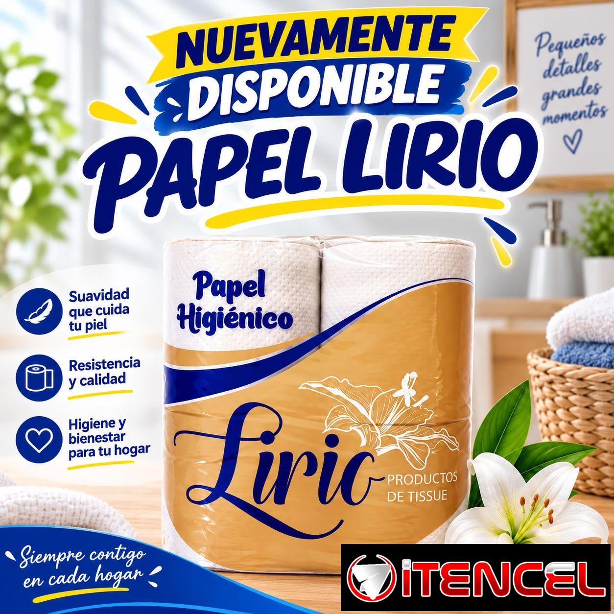 Papel Sanitario Lirio por cantidad