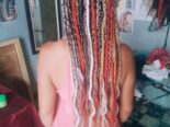 Mi clienta complacida trenzas africanas