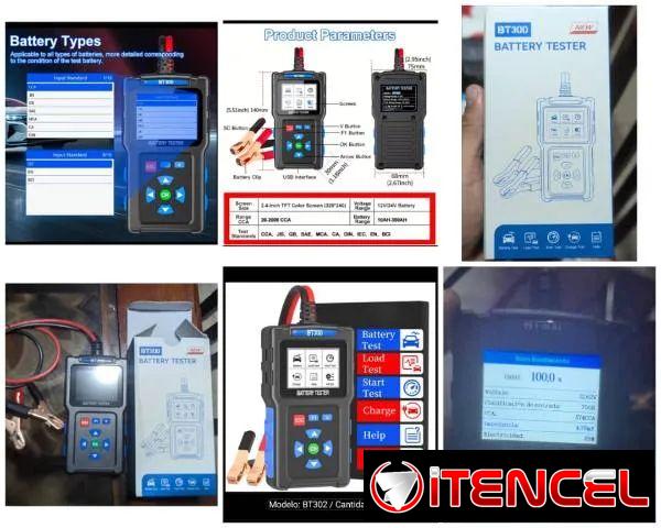 Probador/ tester digital de baterías $20