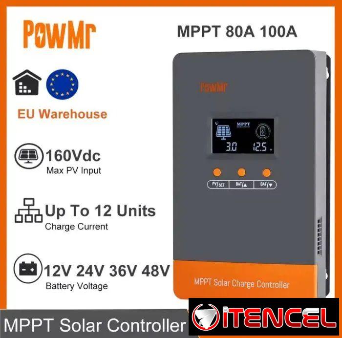 Controlador solar PowMr MM100 PRO de 100A $260