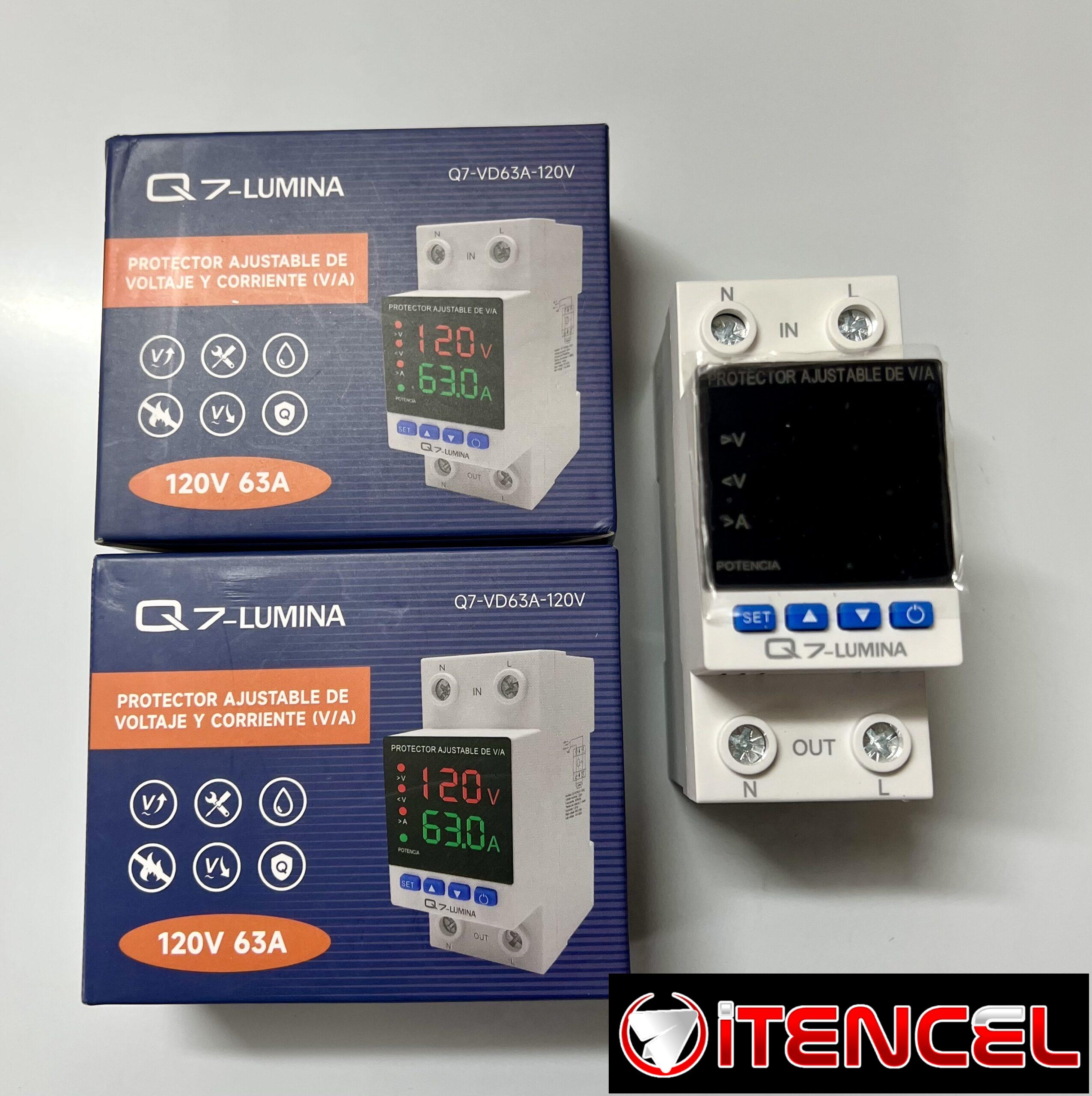Protector Ajustable de voltaje y corriente 110volt 63Amp (Brecker eléctrico digital para la protección de su hogar)