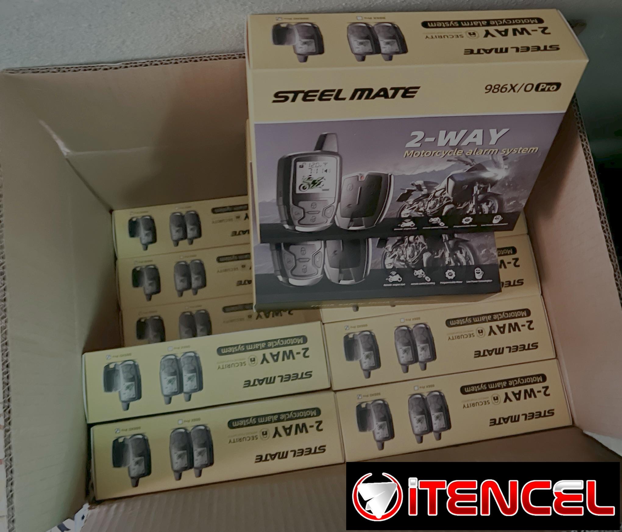 ALARMAS PARA MOTOS STEELMATE DE 2 VÍAS ! Probadas delante del cliente !